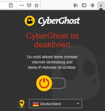 CyberGhost Browser Addon